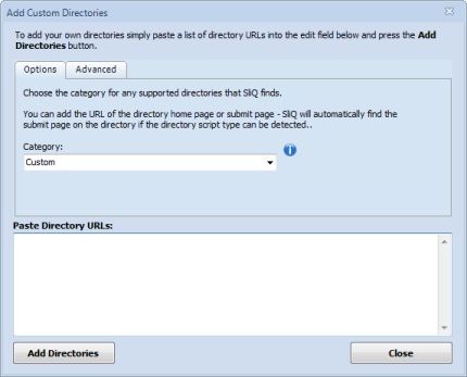 Add Directories Form