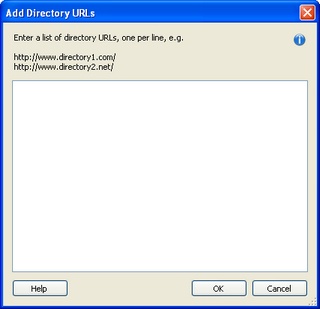 Add directory URLs Dialog