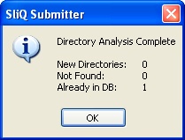 Directory Analysis Complete Dialog