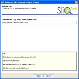 Directory Submission Campaign Wizard