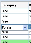 Directory Category Drop Down