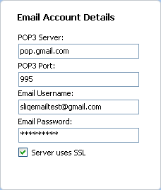 Gmail account settings example
